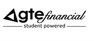 GTE FINANCIAL STUDENT POWERED logo
