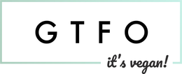 GTFO IT'S VEGAN! logo