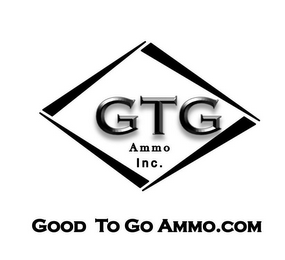 GTG AMMO INC. GOOD TO GO AMMO.COM logo
