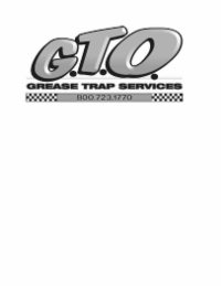 G.T.O. GREASE TRAP SERVICES 800.723.1770 logo