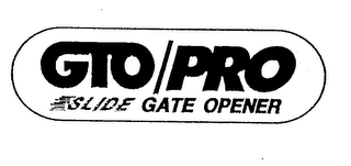 GTO/PRO SLIDE GATE OPENER logo