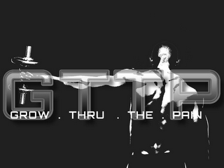 G.T.T.P GROW THRU THE PAIN logo