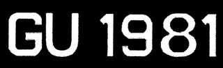 GU 1981 logo