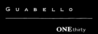 GUABELLO ONE THIRTY logo