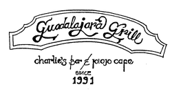 GUADALAJARA GRILL CHARLIE'S BAR & PIOJO CAFE SINCE 1991 logo