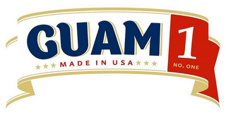 GUAM 1 NO. ONE MADE IN USA logo