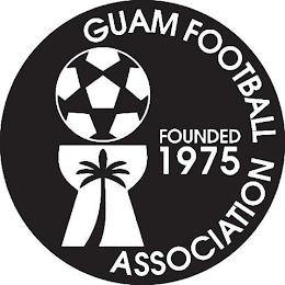 GUAM FOOTBALL ASSOCIATION FOUNDED 1975 logo