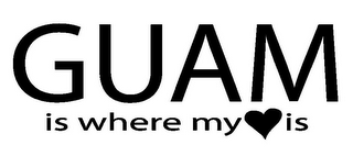 GUAM IS WHERE MY IS logo