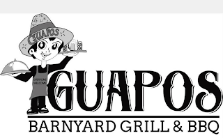 GUAPOS BARNYARD GRILL & BBQ EVERYONE WELCOME GUAPOS logo