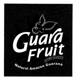 GUARA FRUIT SOFT DRINK NATURAL AMAZON GUARANA THE REAL RAIN FOREST ENERGY logo