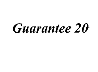 GUARANTEE 20 logo