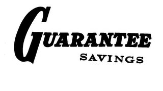 GUARANTEE SAVINGS logo