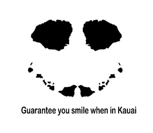 GUARANTEE YOU SMILE WHEN IN KAUAI logo