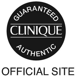 GUARANTEED CLINIQUE AUTHENTIC OFFICIAL SITE logo