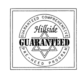 GUARANTEED COMPREHENSIVE PRE-NEED PROGRAM HILLSIDE GUARANTEED logo