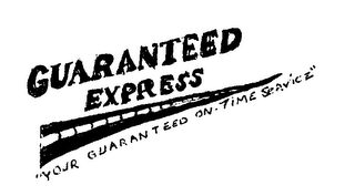 GUARANTEED EXPRESS "YOUR GUARANTEED ON-TIME SERVICE" logo