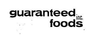 GUARANTEED FOODS INC. logo