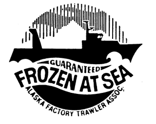 GUARANTEED FROZEN AT SEA ALASKA FACTORY TRAWLER ASSOC. logo