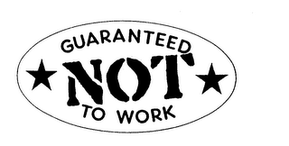 GUARANTEED NOT TO WORK logo