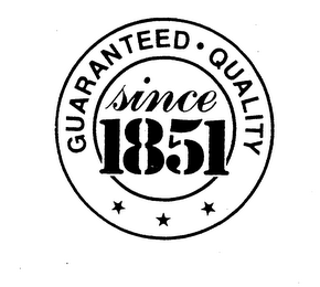 GUARANTEED QUALITY SINCE 1851 logo