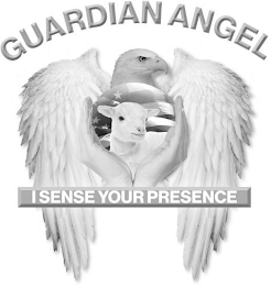 GUARDIAN ANGEL I SENSE YOUR PRESENCE logo