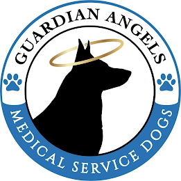 GUARDIAN ANGELS MEDICAL SERVICE DOGS logo