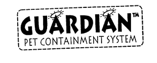 GUARDIAN PET CONTAINMENT SYSTEM logo
