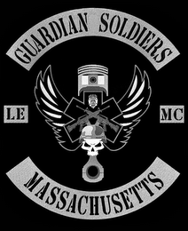 GUARDIAN SOLDIERS LE MC MASSACHUSETTS POLICE DEPT. logo
