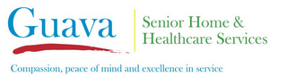 GUAVA SENIOR HOME & HEALTHCARE SERVICES COMPASSION, PEACE OF MIND AND EXCELLENCE IN SERVICE logo