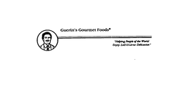 GUERIN'S GOURMET FOODS "HELPING PEOPLE OF THE WORLD ENJOY LOUISIANA DELICACIES" logo