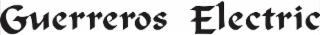 GUERREROS ELECTRIC logo