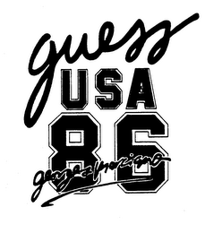 GUESS USA 86 GEORGES MARCIANO logo