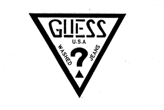 GUESS U.S.A WASHED JEANS ? logo