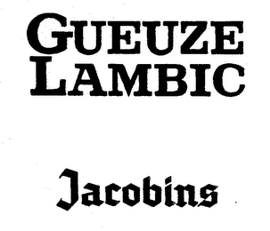 GUEUZE LAMBIC JACOBINS logo