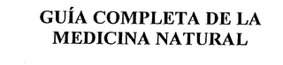 GUIA COMPLETA DE LA MEDICINA NATURAL logo