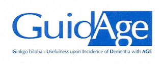 GUIDAGE GINKGO BILOBA: USEFULNESS UPON INCIDENCE OF DEMENTIA WITH AGE logo