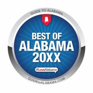 GUIDE TO ALABAMA BEST OF ALABAMA 20XX #LOVEALABAMA GUIDETOALABAMA.COM logo