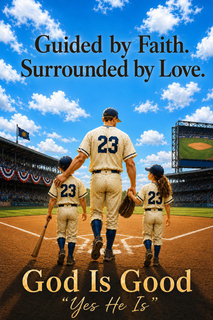 GUIDED BY FAITH. SURROUNDED BY LOVE. GOD IS GOOD “YES HE IS” logo