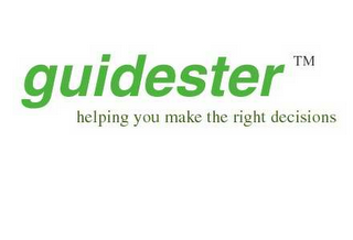 GUIDESTER (TM) HELPING YOU MAKE THE RIGHT DECISIONS logo