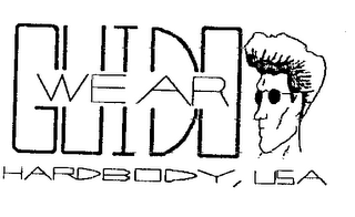 GUIDO WEAR HARDBODY, USA logo