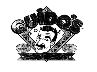 GUIDO'S GOURMET SALSA ALL NATURAL SUPER PREMIUM logo