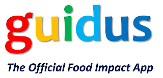 GUIDUS THE OFFICIAL FOOD IMPACT APP logo