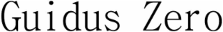 GUIDUS ZERO logo