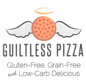 GUILTLESS PIZZA GLUTEN-FREE, GRAIN-FREE AND LOW-CARB DELICIOUS logo