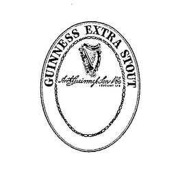 GUINNESS EXTRA STOUT ARTHUR GUINNESS SON & CO. (DUBLIN) LTD logo