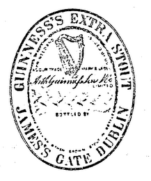 GUINNESS'S EXTRA STOUT JAMES'S GATE DUBLIN BOTTLED BY ARTH GUINNESS SON & CO. LIMITED logo
