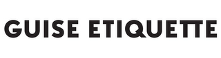 GUISE ETIQUETTE logo