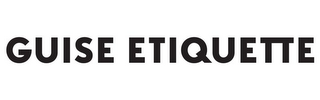 GUISE ETIQUETTE logo