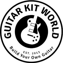 GUITAR KIT WORLD EST 2013 BUILD YOUR OWN GUITAR logo