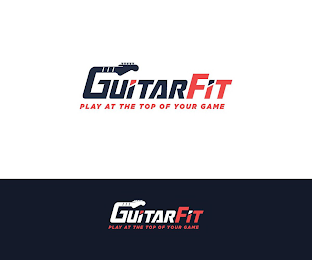 GUITARFIT PLAY AT THE TOP OF YOUR GAME logo